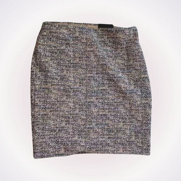 Express Tweed Neutral High Rise Skirt | Sz XS, NWT - Picture 1 of 7